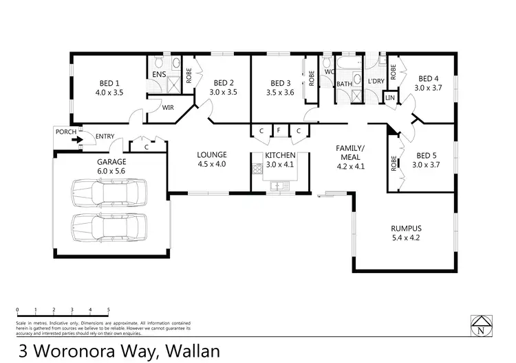 Floorplan of Homely house listing, 3 Woronora Way, Wallan VIC 3756