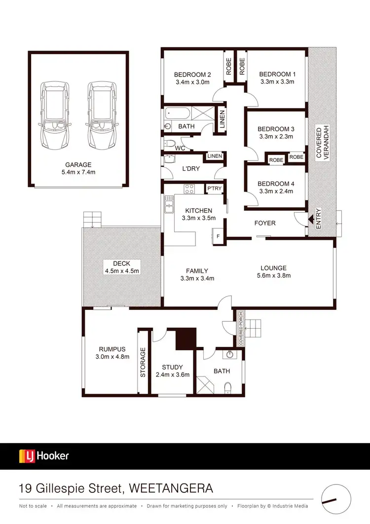 Floorplan of Homely house listing, 19 Gillespie Street, Weetangera ACT 2614