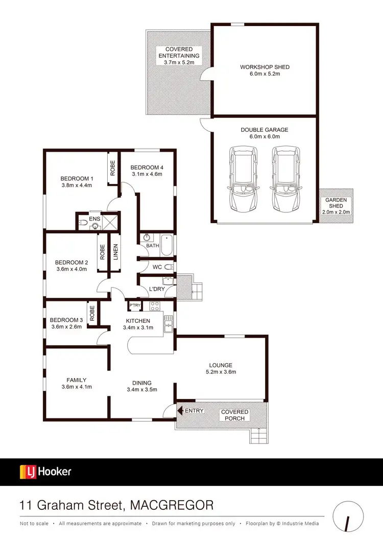 Floorplan of Homely house listing, 11 Graham Street, Macgregor ACT 2615