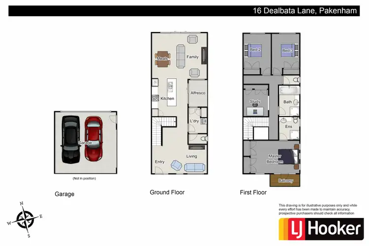 Floorplan of Homely house listing, 16 Dealbata Lane, Pakenham VIC 3810