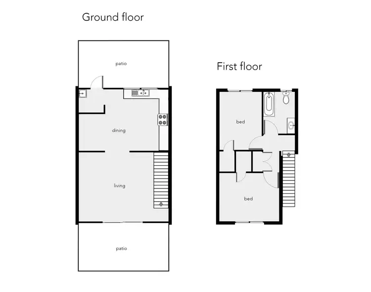 Floorplan of Homely townhouse listing, 5/80 Old Smithfield Road, Freshwater QLD 4870