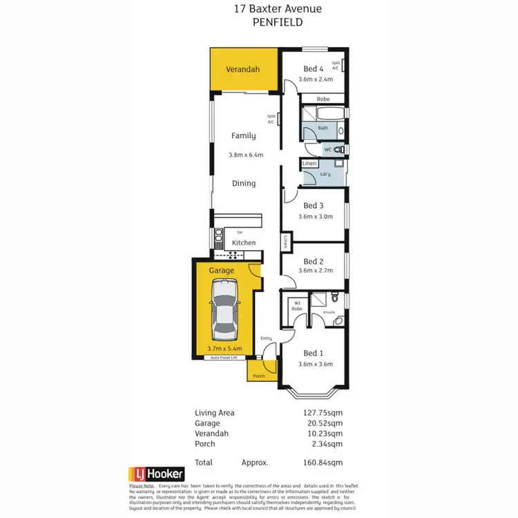 Floorplan of Homely house listing, 17 Baxter Avenue, Penfield SA 5121