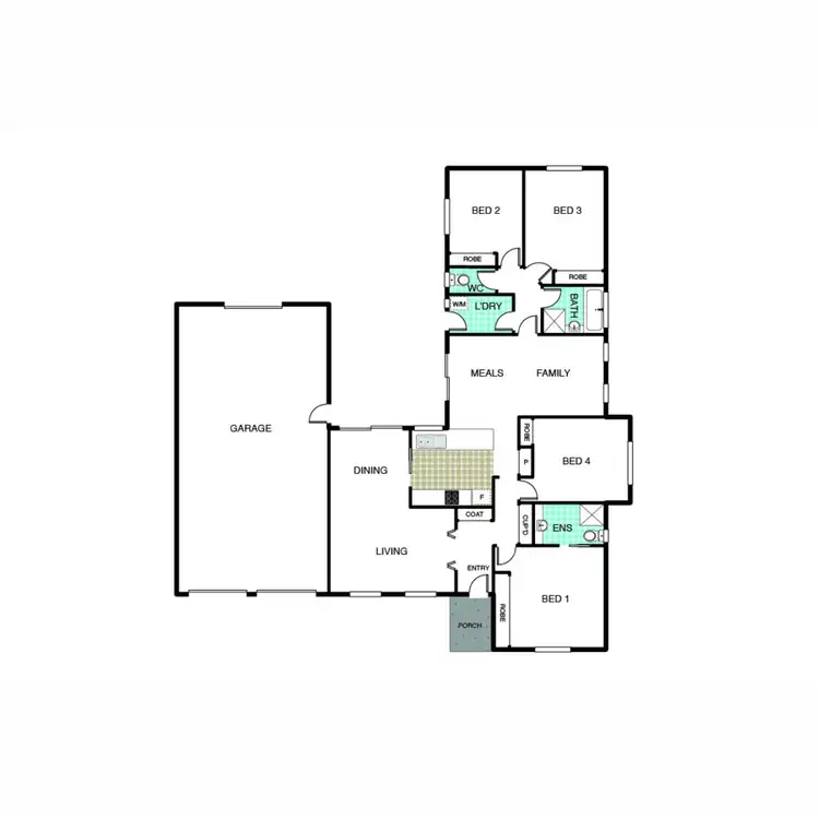 Floorplan of Homely house listing, 4 Augustus Close, Palmerston ACT 2913