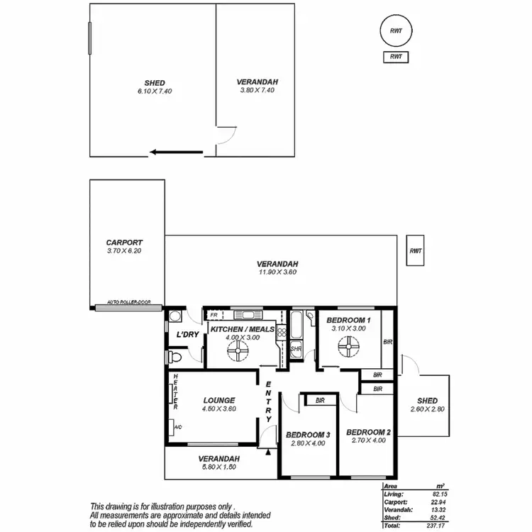 Floorplan of Homely house listing, 20 Glenere Drive, Modbury SA 5092