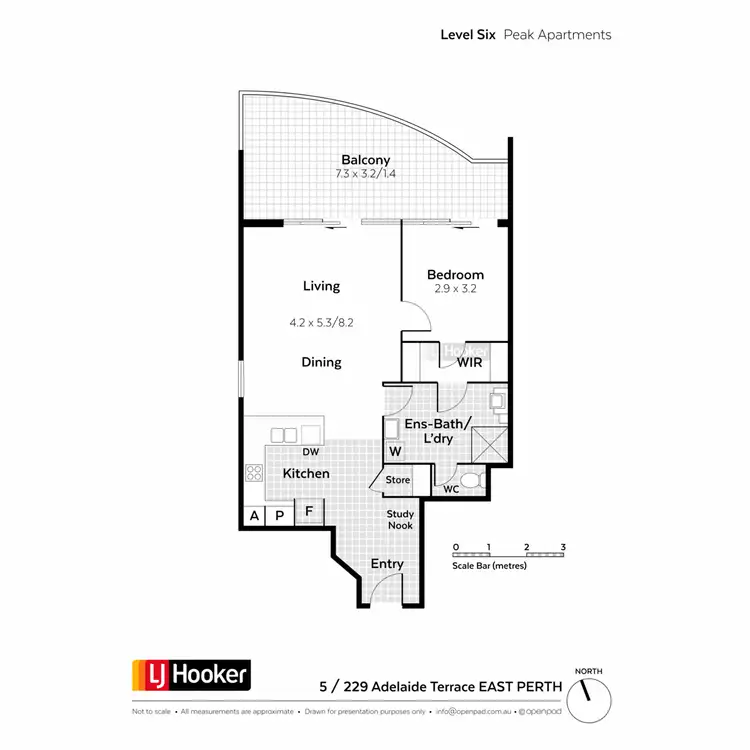 Floorplan of Homely apartment listing, 5/229 Adelaide Terrace, Perth WA 6000