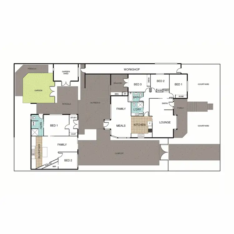 Floorplan of Homely house listing, 26 Spica Street, Giralang ACT 2617