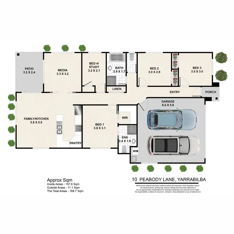 Floorplan of Homely house listing, 10 Peabody Lane, Yarrabilba QLD 4207