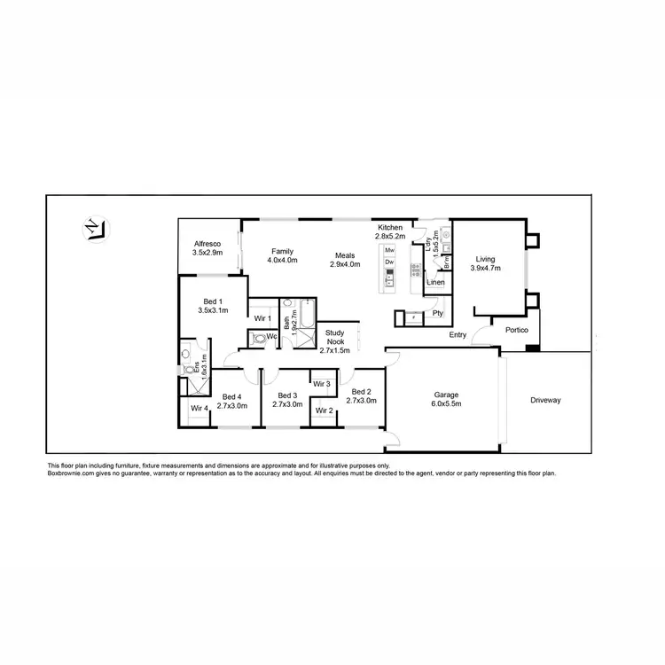 Floorplan of Homely house listing, 34 Stonecrop Way, Wyndham Vale VIC 3024