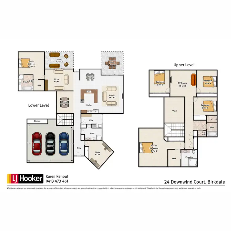 Floorplan of Homely house listing, 24 Downwind Court, Birkdale QLD 4159