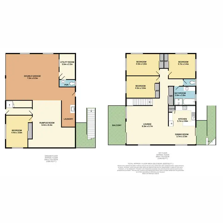 Floorplan of Homely house listing, 253 Bloomfield Street, Cleveland QLD 4163