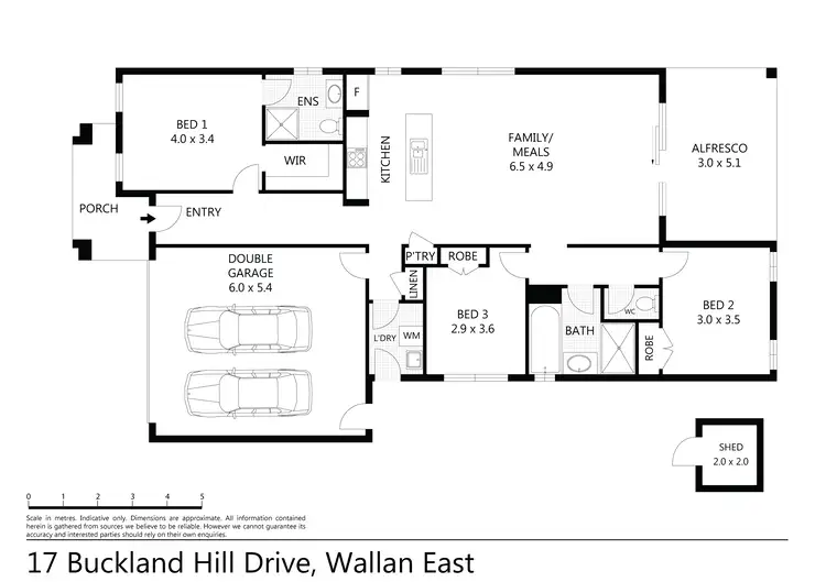 Floorplan of Homely house listing, 17 Buckland Hill Drive, Wallan VIC 3756