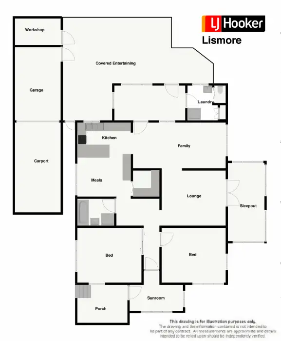 Floorplan of Homely house listing, 340 Dunoon Road, North Lismore NSW 2480