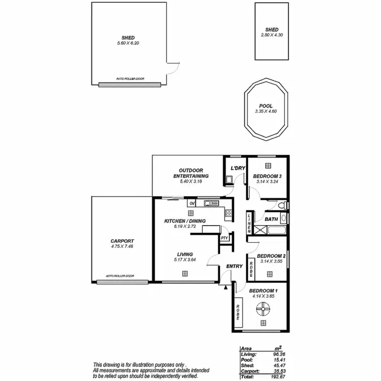 Floorplan of Homely house listing, 60 Armstrong Crescent, Modbury North SA 5092