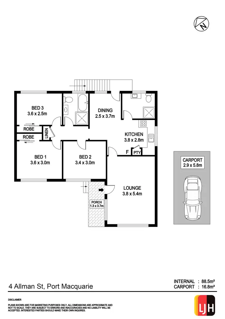 Floorplan of Homely house listing, 4 Allman Street, Port Macquarie NSW 2444