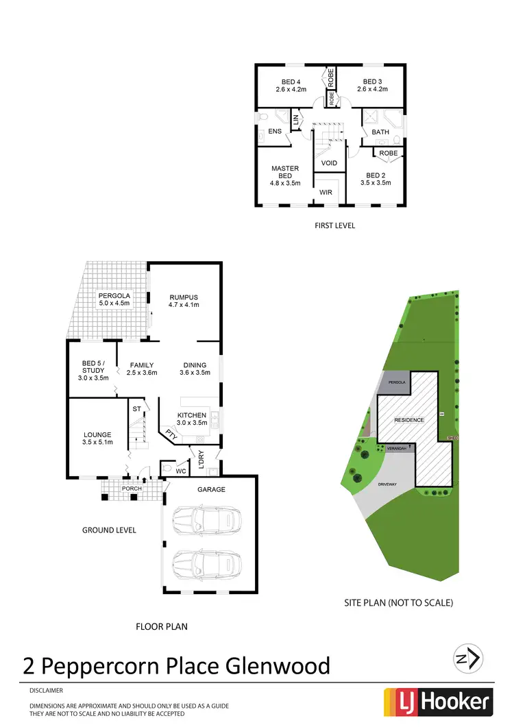 Floorplan of Homely house listing, 2 Peppercorn Place, Glenwood NSW 2768