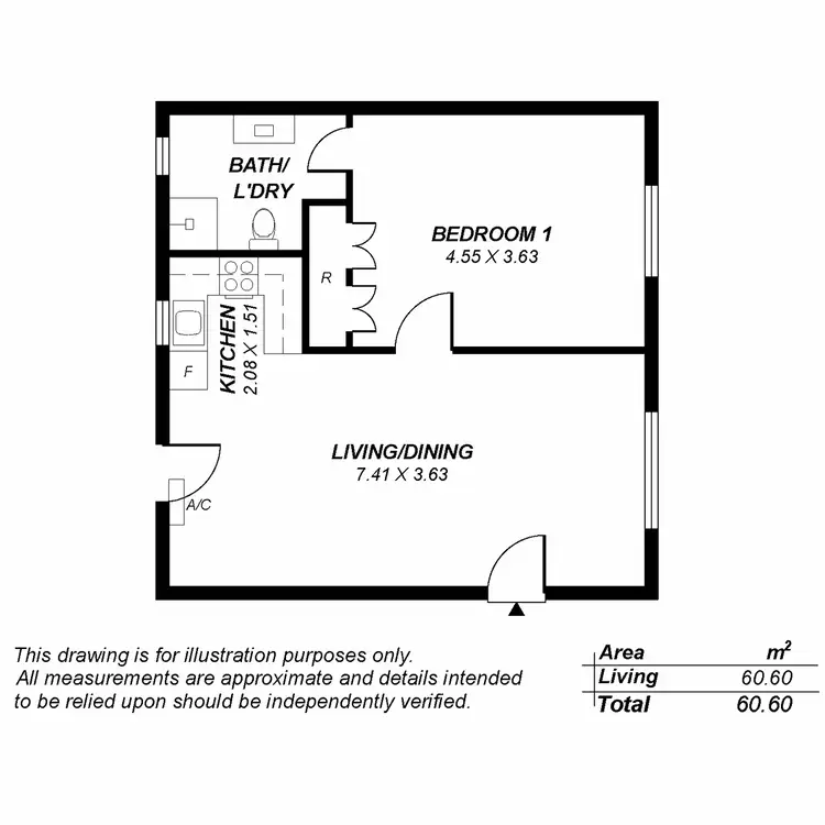 Floorplan of Homely unit listing, 3/128 Osmond Tce, Norwood SA 5067