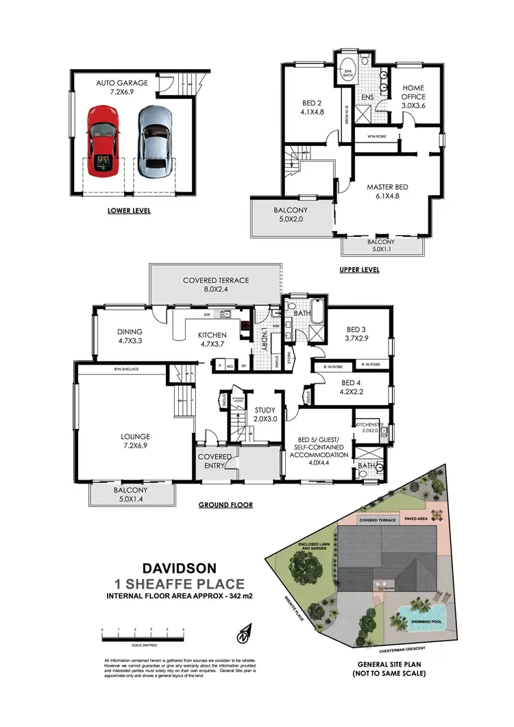 Floorplan of Homely house listing, 1 Sheaffe Place, Davidson NSW 2085