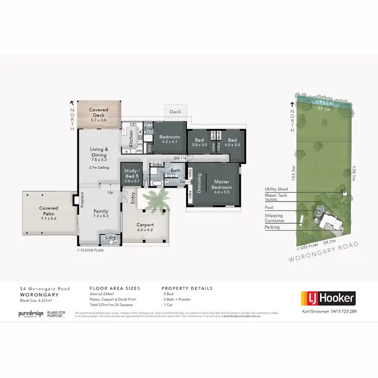 Floorplan of Homely house listing, 54 Worongary Road, Worongary QLD 4213