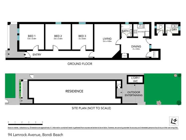 Floorplan of Homely house listing, 94 Lamrock Avenue, Bondi Beach NSW 2026