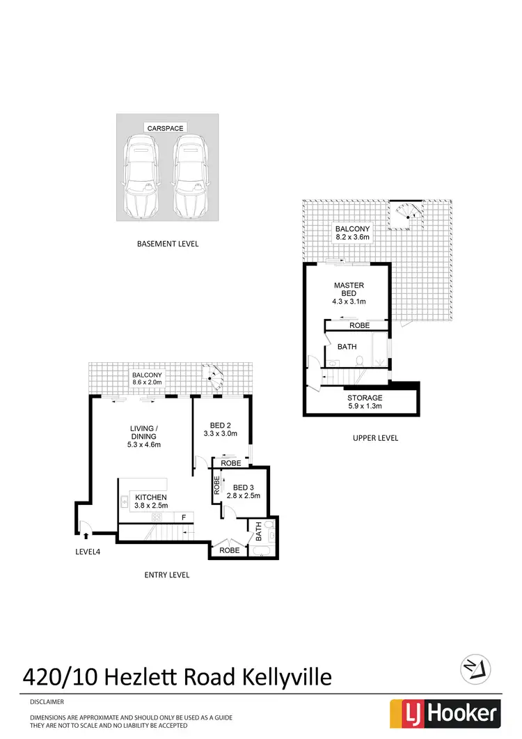 Floorplan of Homely unit listing, 420/10 Hezlett Road, Kellyville NSW 2155