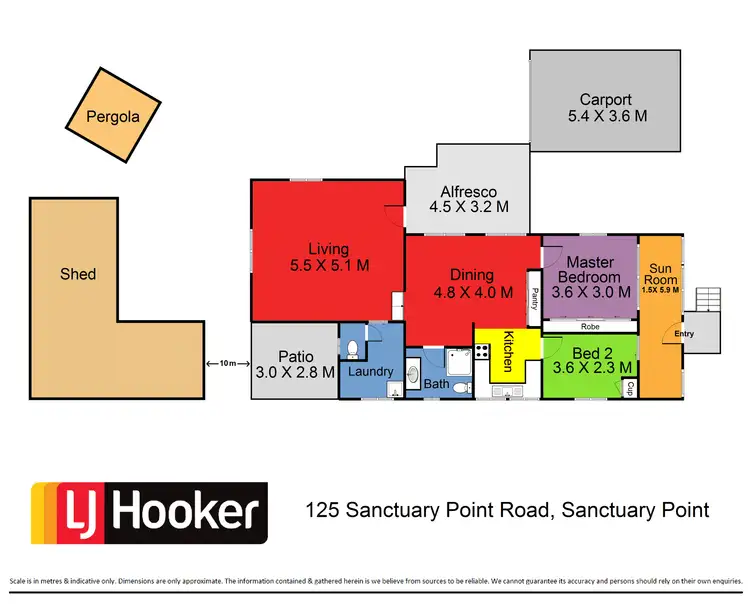 Floorplan of Homely house listing, 125 Sanctuary Point Road, Sanctuary Point NSW 2540