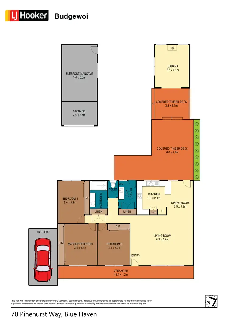 Floorplan of Homely house listing, 70 Pinehurst Way, Blue Haven NSW 2262