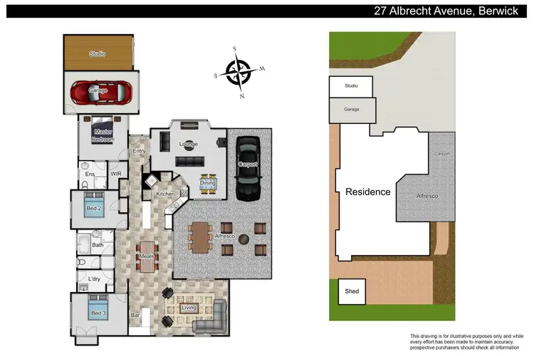 Floorplan of Homely house listing, 27 Albrecht Avenue, Berwick VIC 3806
