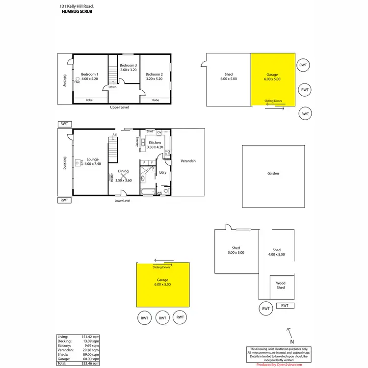 Floorplan of Homely house listing, 131 Kelly Hill Road (Humbug Scrub), One Tree Hill SA 5114