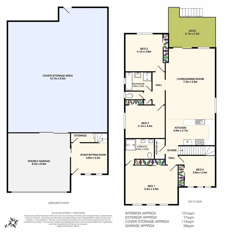 Floorplan of Homely house listing, 72 Vivian Street, Tennyson QLD 4105