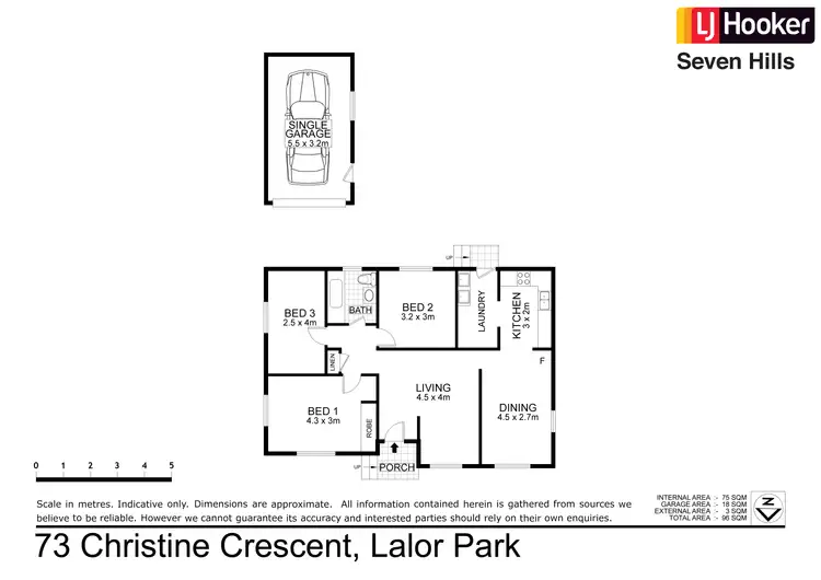 Floorplan of Homely house listing, 73 Christine Crescent, Lalor Park NSW 2147