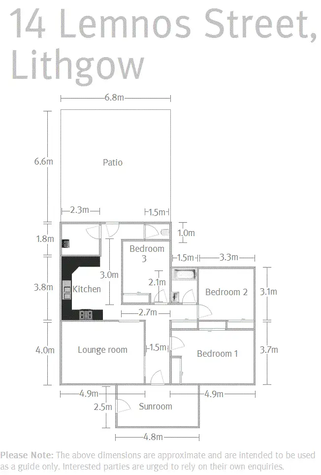 Floorplan of Homely house listing, 14 Lemnos Street, Lithgow NSW 2790