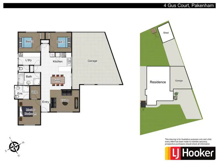 Floorplan of Homely house listing, 4 Gus Court, Pakenham VIC 3810