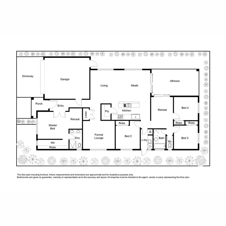 Floorplan of Homely house listing, 8 Waves Drive, Point Cook VIC 3030