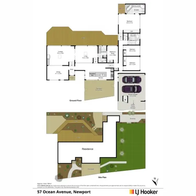 Floorplan of Homely house listing, 57 Ocean Avenue, Newport NSW 2106