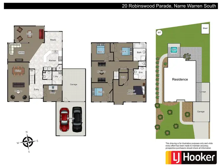 Floorplan of Homely house listing, 20 Robinswood Parade, Narre Warren South VIC 3805
