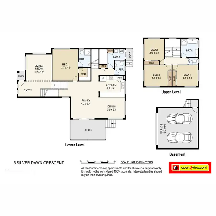 Floorplan of Homely house listing, 5 Silver Dawn Crescent, Oxenford QLD 4210