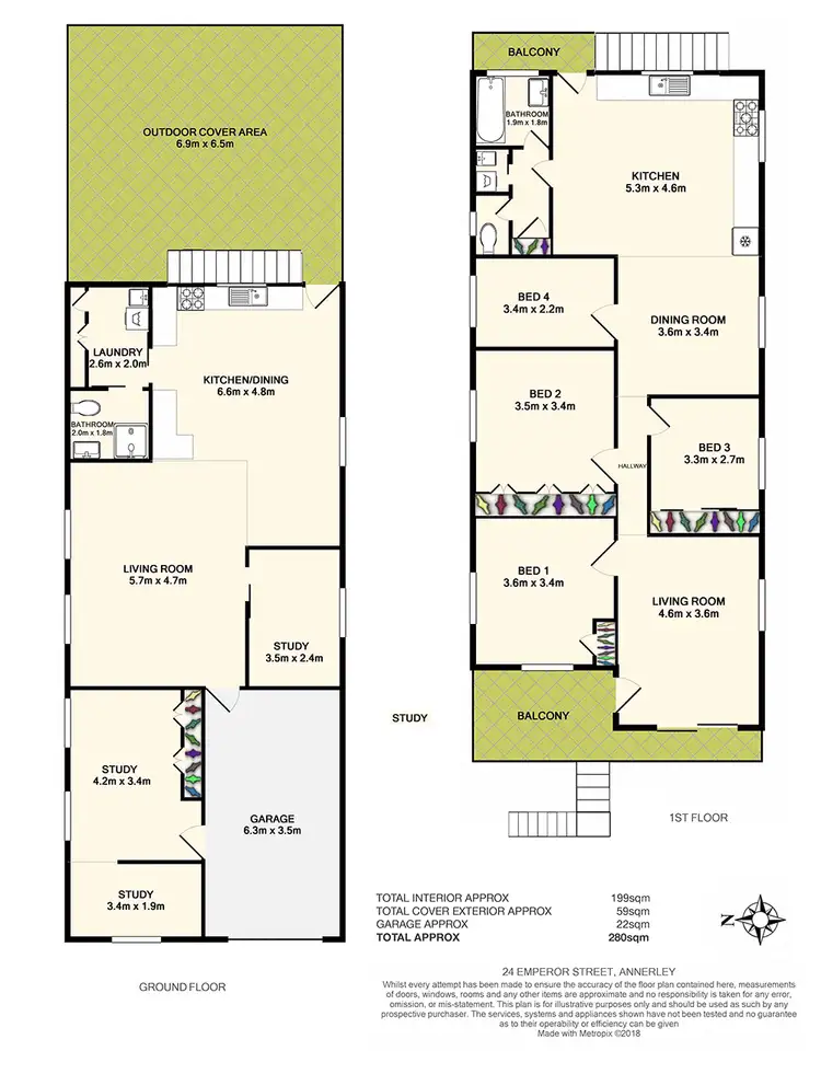 Floorplan of Homely house listing, 24 Emperor Street, Annerley QLD 4103