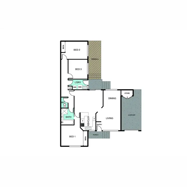 Floorplan of Homely house listing, 18 Stanfield Close, Kambah ACT 2902