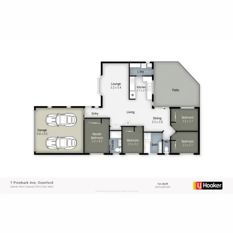 Floorplan of Homely house listing, 7 Pinebark Avenue, Oxenford QLD 4210