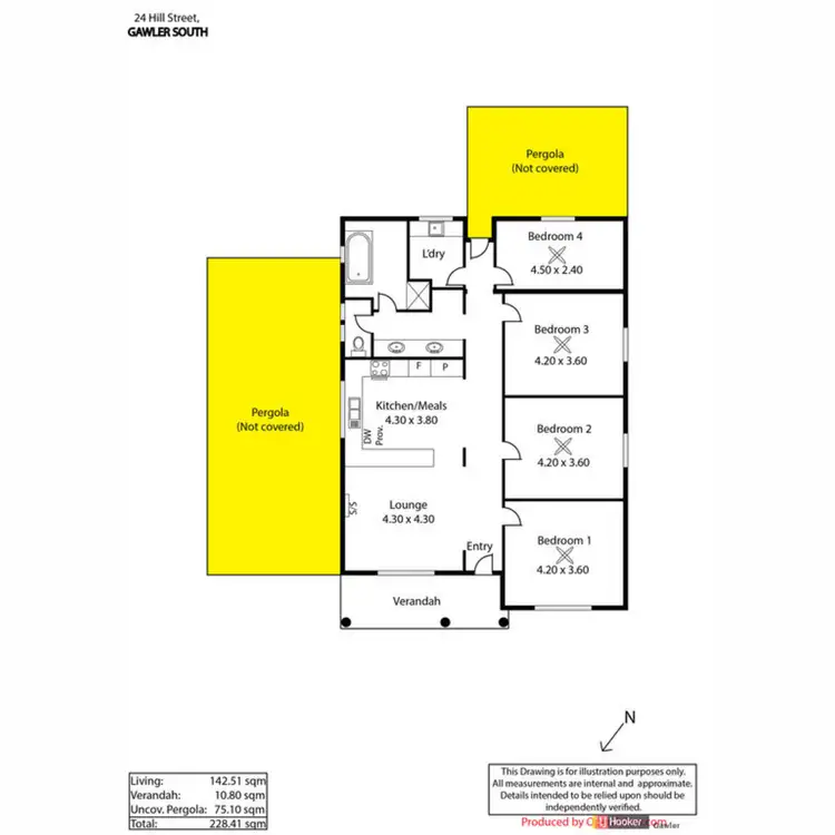 Floorplan of Homely house listing, 24 Hill Street, Gawler South SA 5118
