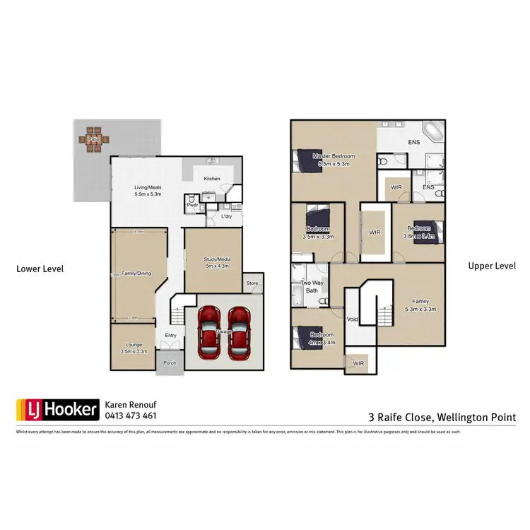 Floorplan of Homely house listing, 3 Raife Close, Wellington Point QLD 4160