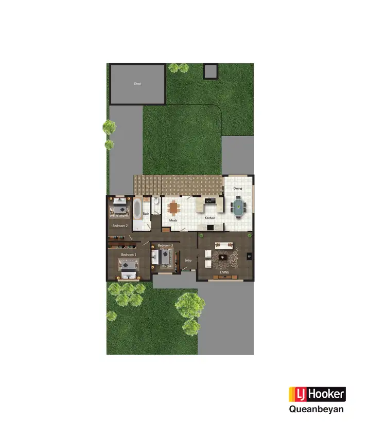 Floorplan of Homely house listing, 107 Munro Road, Queanbeyan NSW 2620