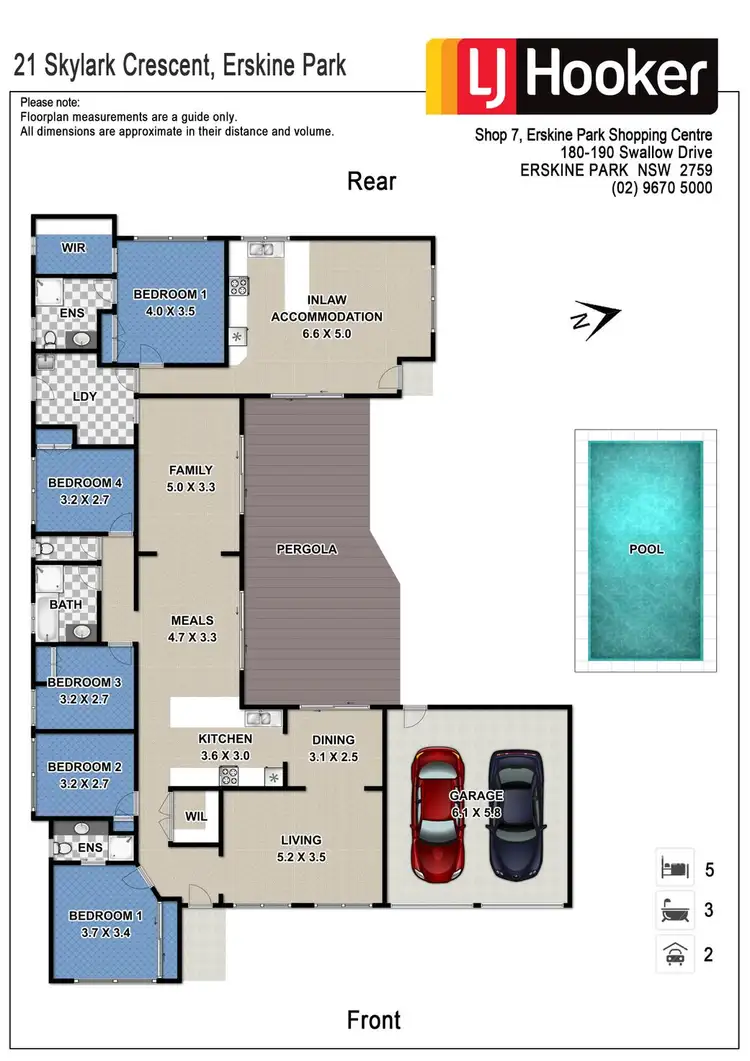 Floorplan of Homely house listing, 21 Skylark Crescent, Erskine Park NSW 2759