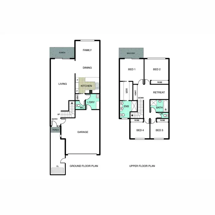 Floorplan of Homely townhouse listing, 7/21 Francis Forde Boulevard, Forde ACT 2914