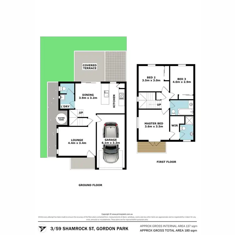 Floorplan of Homely townhouse listing, 3/59 Shamrock Street, Gordon Park QLD 4031