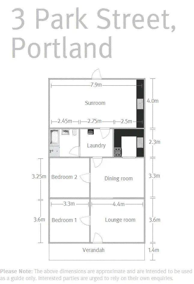 Floorplan of Homely house listing, 3 Park Street, Portland NSW 2847