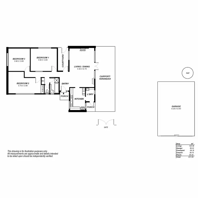Floorplan of Homely house listing, 8 Lincoln Avenue, Manningham SA 5086