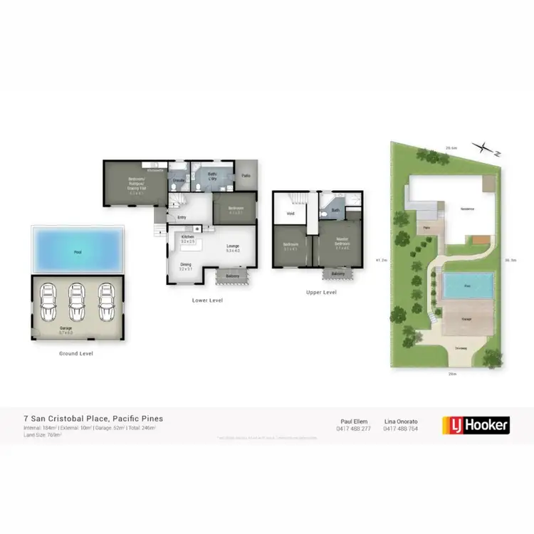 Floorplan of Homely house listing, 7 San Cristobal Place, Pacific Pines QLD 4211