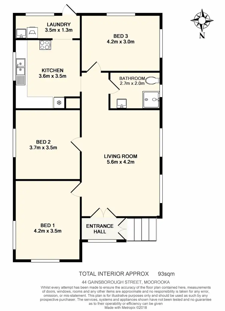 Floorplan of Homely house listing, 44 Gainsborough Street, Moorooka QLD 4105