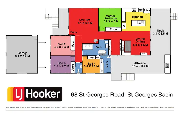 Floorplan of Homely house listing, 68 St Georges Road, St Georges Basin NSW 2540